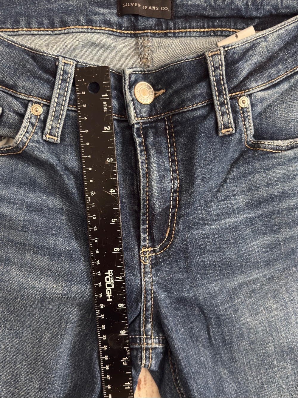 Silver Jeans Bootcut Women's Medium Blue Flare Jeans - Picture 6 of 7